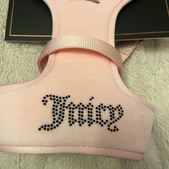JUICY COUTURE LARGE DOG HARNESS BLACK W/ RHINESTONES NWT! - Picture 4 of 9